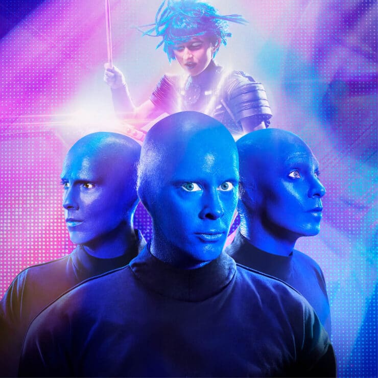 Happy 20th Anniversary, Blue Man Group!  Blue man group, Blue man, Feeling  blue