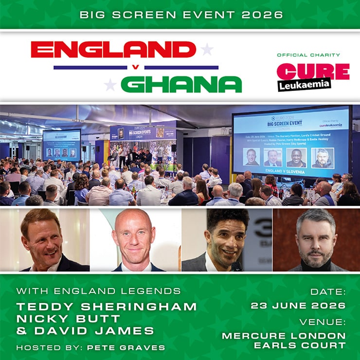 England vs Ghana Big Screen Event