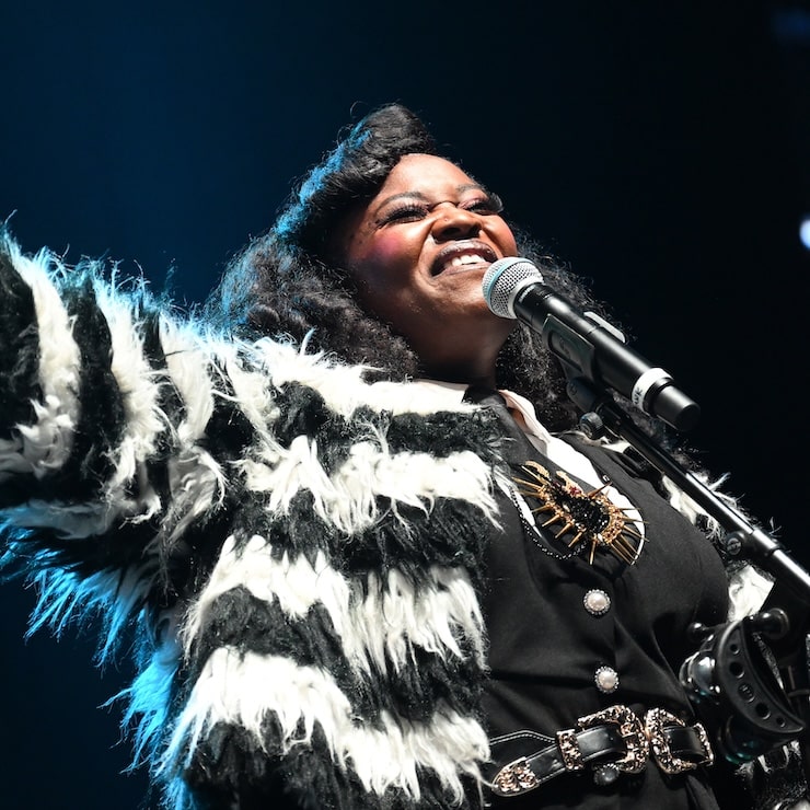 Tank and the Bangas performs during the 152nd Kentucky Derby - Louisville Urban League Derby Gala at Norton Healthcare Sports Learning Center on April 29, 2026 in Louisville, Kentucky. (Photo by Stephen J. Cohen/Getty Images)